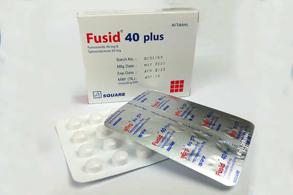 Picture of Tablet Fusid Plus 40mg+50mg